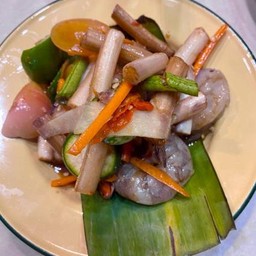 ตำไหลบัวกุ้งสด