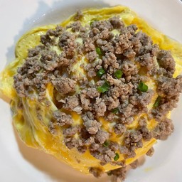 ข้าวไข่ข้นหมูสับ