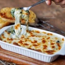 Baked Spinach(ผักโขมอบชีส)