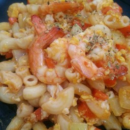 มักกะโรนีกุ้ง