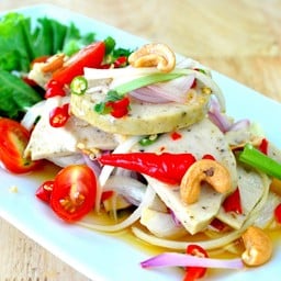 ยำหมูยอใบตอง