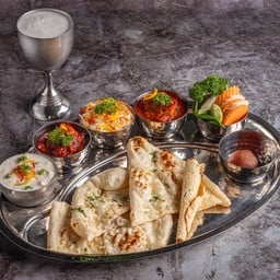 Mutton Thali (จานผสมแพะ)