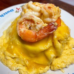 ข้าวไข่ข้น กุ้ง