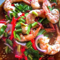 ยำกุ้งสุก