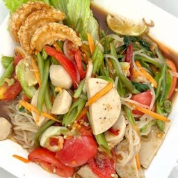 ตำเส้นก๋วยเตี๋ยว