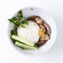 ข้าวหมูตุ๋นจิ้มแจ่ว