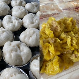 คอมโบ ซาลาเปาหมูสับไข่ต้ม 1+ขนมจีบหมูผสมปู(10ลูก)