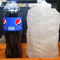 เป๊ปซี่300ml + น้ำแข็ง1ถุง