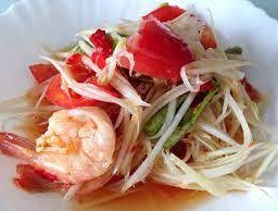 ตำกุ้งสด