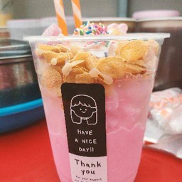 ปังเย็นนมชมพู