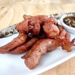 หมูแดดเดียวทอด