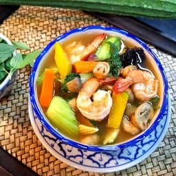 แกงเลียงกุ้งสด