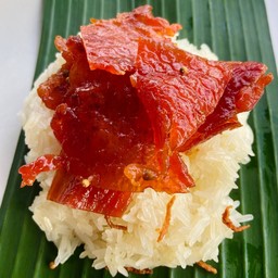 ข้าวเหนียวหมูแผ่น