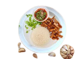 ข้าวทอดกระเทียม