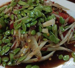 ตำลาวผักลวก(เมนูขายดี)