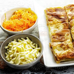 โรตีฝอยทองชีส Sweet Egg Floss+Cheese