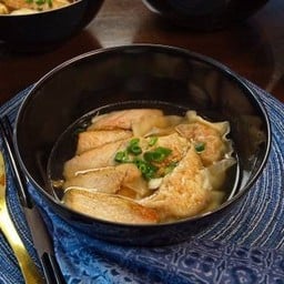 เกี้ยวกุ้ง+เกี้ยวหมูน้ำ หมูแดง