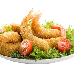 กุ้งชุปแป้งทอด
