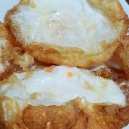 ข้าวไข่ดาว2ใบ(มีซอสแมกกี้)