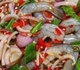 ยำกุ้งสด
