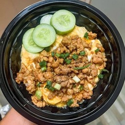 ข้าวไข่ข้น หมูสับ