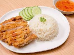 ข้าวมันไก่ทอด