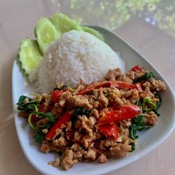 ข้าว กระเพราไก่