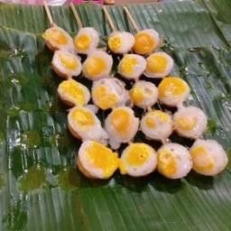 ไข่นกกระทาทอด เสียบไม้