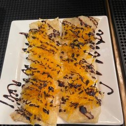 โรตี ฝอยทอง+ซอสช็อกโกแลต