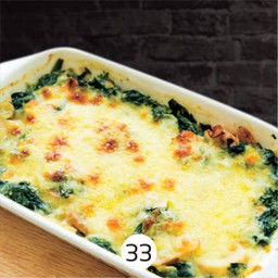 ผักโขมอบชีส LM