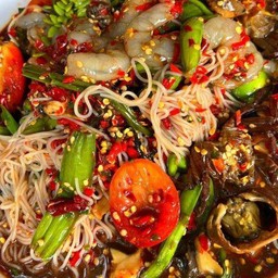 ตำซั่วหอย+กุ้ง+ปูดอง