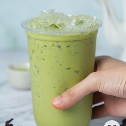 ชาเขียวนมสด   มัทฉะแท้100% นมวัว