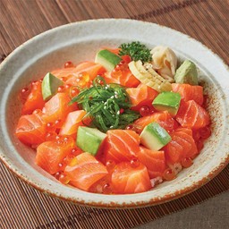 ข้าวหน้าแซลมอน