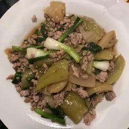 เกี๋ยมฉ่ายผัดหมูสับ