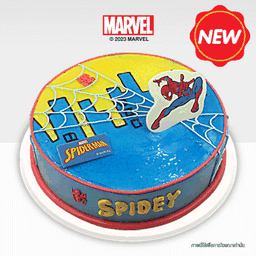 เค้กยอดมนุษย์สไปเดอร์แมน เลเยอร์วานิลลา 1.5 ปอนด์