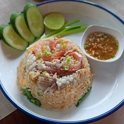 ข้าวผัดกุ้ง&ปลาหมึก