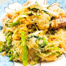 สุกี้แห้งหมูชิ้น