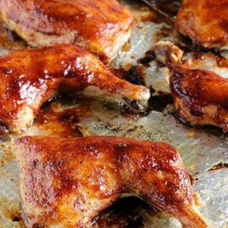 สะโพกไก่อบซอสเกาหลี