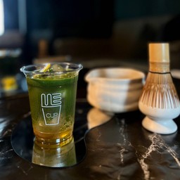 Uji Matcha -Sparking Honey Lemon (อูจิ มัทฉะ โซดาน้ำผึ้งเลมอน)