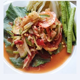 ตำเเตงปลาร้า