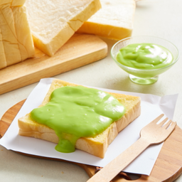 ปังแผ่นปิ้งเนย-สังขยาใบเตย (ได้2แผ่นค่ะ)