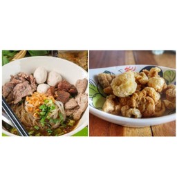 เซทอร่อย 2 แซ่บ เตี๋ยวเรือ + แคปหมู