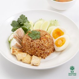 ข้าวผัดน้ำพริกขาเห็ด