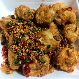 ไก่ทอดคั่วพริกเกลือ