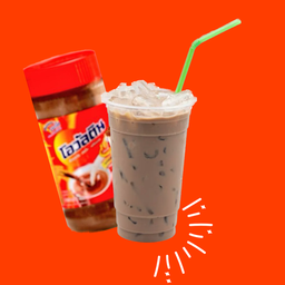 นมสดโอวัลตินเย็น