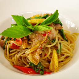 DL สปาเก็ตตี้ขี้เมาเบคอน