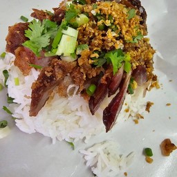 ข้าวหมูย่าง น้ำจิ้มแจ่ว