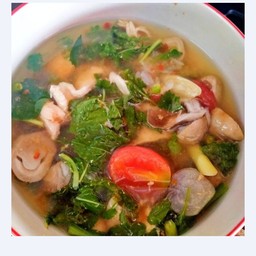 ต้มยำไก่  นำ้ใส  นำ้ข้น