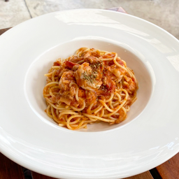 DL สปาเก็ตตี้ซอสมะเขือเทศกุ้ง