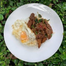 ข้าวกะเพราเป็ดรสเด็ด